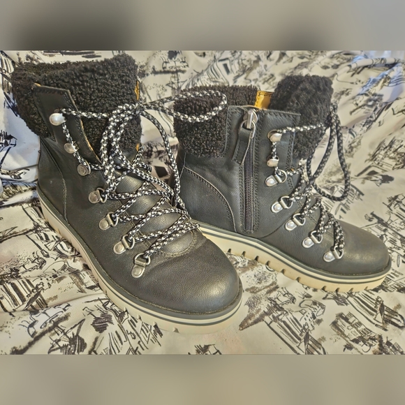 SUSINA Waterproof Sherpa lined Snow boots sz5.5 - Picture 7 of 16